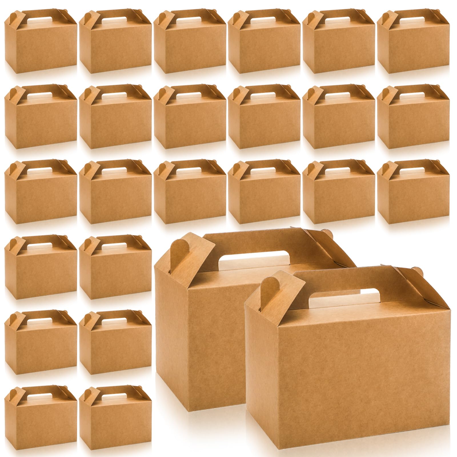 Amazon.com: ZOOFOX 50 Pack 9x6x6 Brown Gable Boxes for Food, Large
